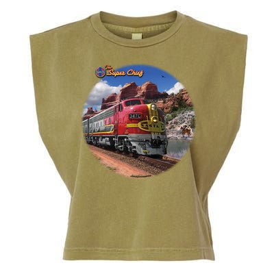 Larry Grossman - Super Chief Train Garment-Dyed Women's Muscle Tee