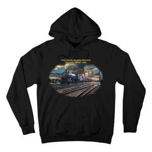 Larry Grossman Rock Island Pacific Train Hoodie