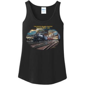 Larry Grossman Rock Island Pacific Train Ladies Essential Tank