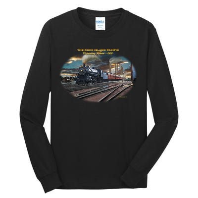 Larry Grossman Rock Island Pacific Train Tall Long Sleeve T-Shirt