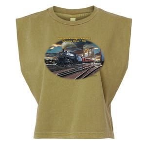 Larry Grossman Rock Island Pacific Train Garment-Dyed Women's Muscle Tee