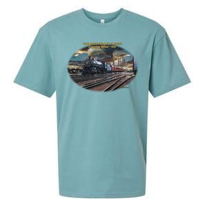 Larry Grossman Rock Island Pacific Train Sueded Cloud Jersey T-Shirt