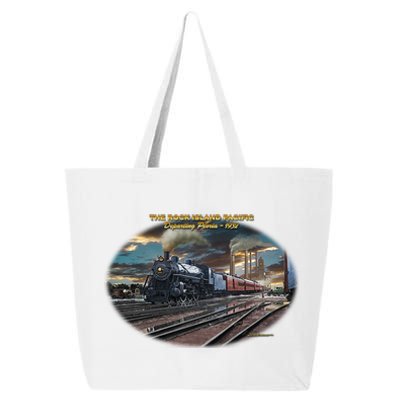 Larry Grossman Rock Island Pacific Train 25L Jumbo Tote