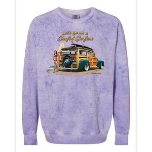 Larry Grossman Surfin' Surfari Colorblast Crewneck Sweatshirt