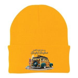 Larry Grossman Surfin' Surfari Knit Cap Winter Beanie