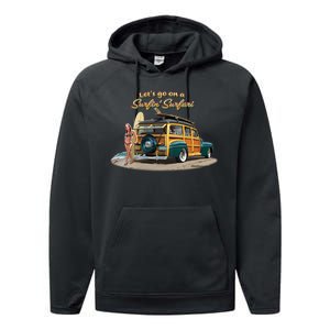 Larry Grossman Surfin' Surfari Performance Fleece Hoodie