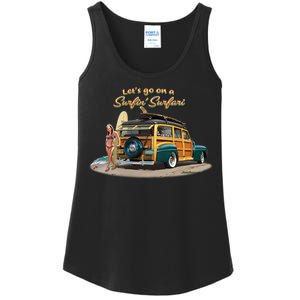 Larry Grossman Surfin' Surfari Ladies Essential Tank