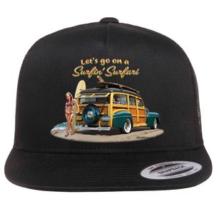 Larry Grossman Surfin' Surfari Flat Bill Trucker Hat