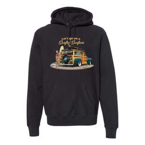 Larry Grossman Surfin' Surfari Premium Hoodie