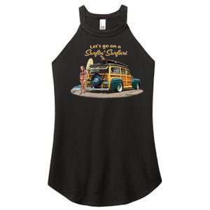 Larry Grossman Surfin' Surfari Women's Perfect Tri Rocker Tank