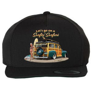 Larry Grossman Surfin' Surfari Wool Snapback Cap