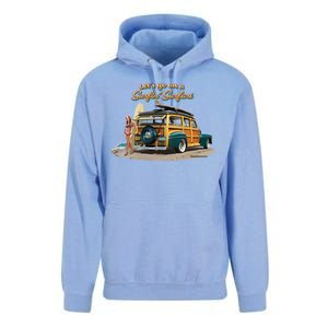 Larry Grossman Surfin' Surfari Unisex Surf Hoodie