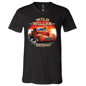 Larry Grossman Wild Willy's V-Neck T-Shirt