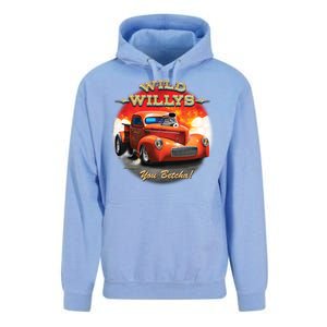 Larry Grossman Wild Willy's Unisex Surf Hoodie