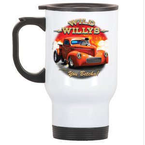 Larry Grossman Wild Willy's Stainless Steel Travel Mug