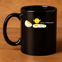 Larry The Egg 11oz C Handle Ceramic Mug