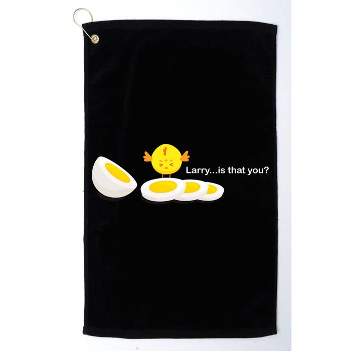 Larry The Egg Golf Towel