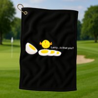 Larry The Egg Golf Towel