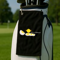 Larry The Egg Golf Towel