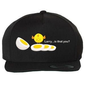 Larry The Egg Wool Snapback Cap