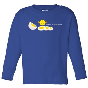 Larry The Egg Toddler Long Sleeve Shirt