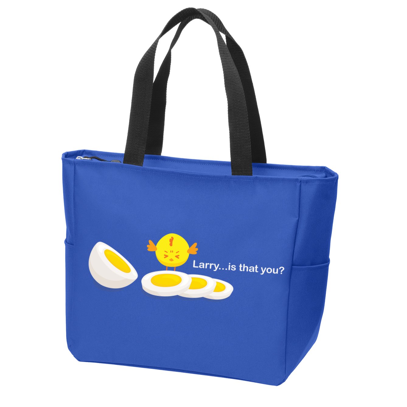 Larry The Egg Zip Tote Bag