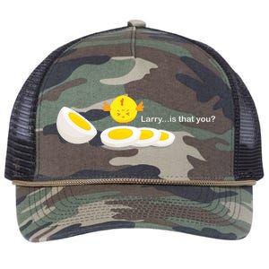 Larry The Egg Retro Rope Trucker Hat Cap