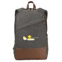 Larry The Egg Cotton Canvas Backpack