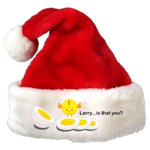 Larry The Egg Premium Christmas Santa Hat