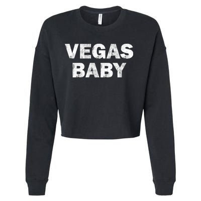 Las Vegas Baby Cropped Pullover Crew