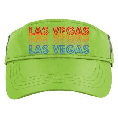 Las Vegas Classic Retro Logo Adult Drive Performance Visor