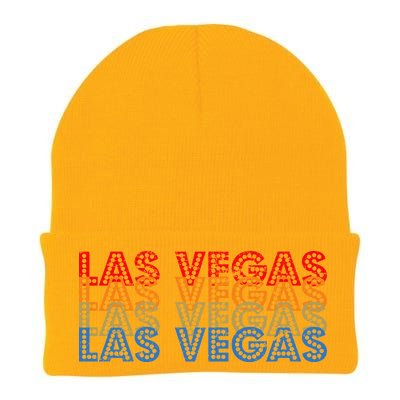 Las Vegas Classic Retro Logo Knit Cap Winter Beanie