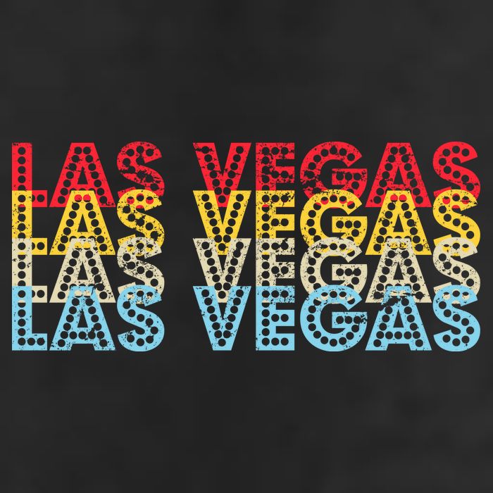 Las Vegas Classic Retro Logo Cool Comfort Performance Bucket Hat
