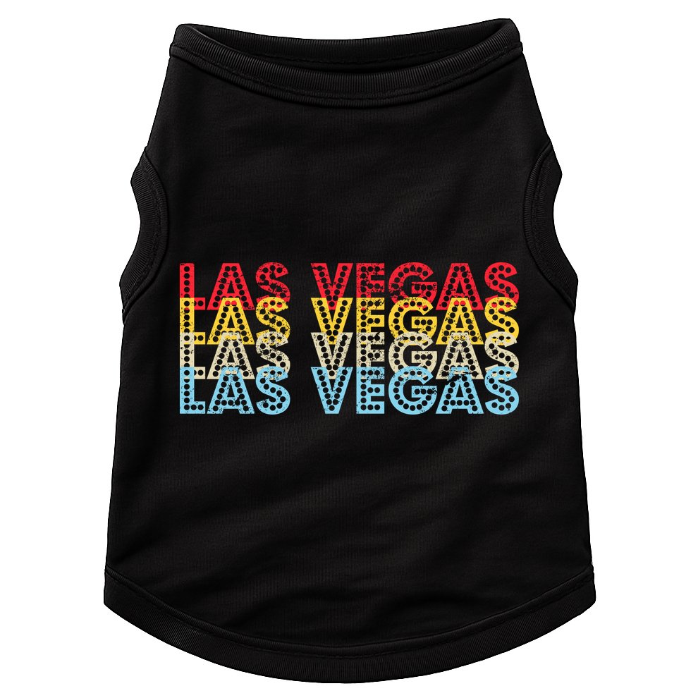 Las Vegas Classic Retro Logo Doggie Tank