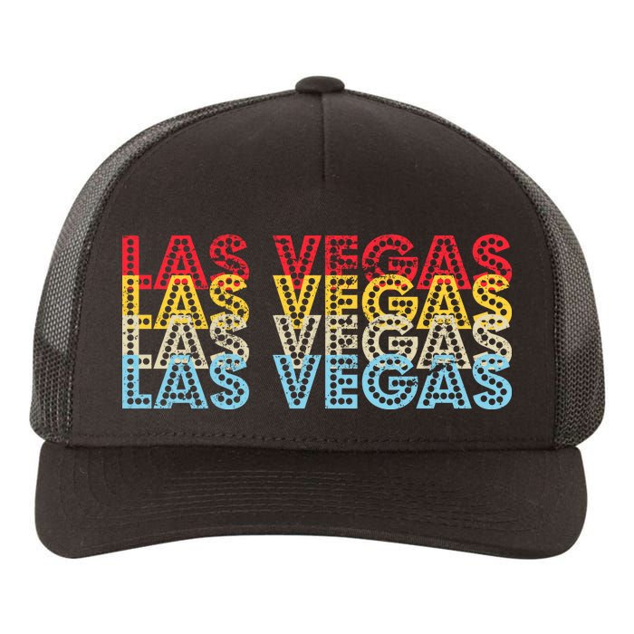 Las Vegas Classic Retro Logo Yupoong Adult 5-Panel Trucker Hat