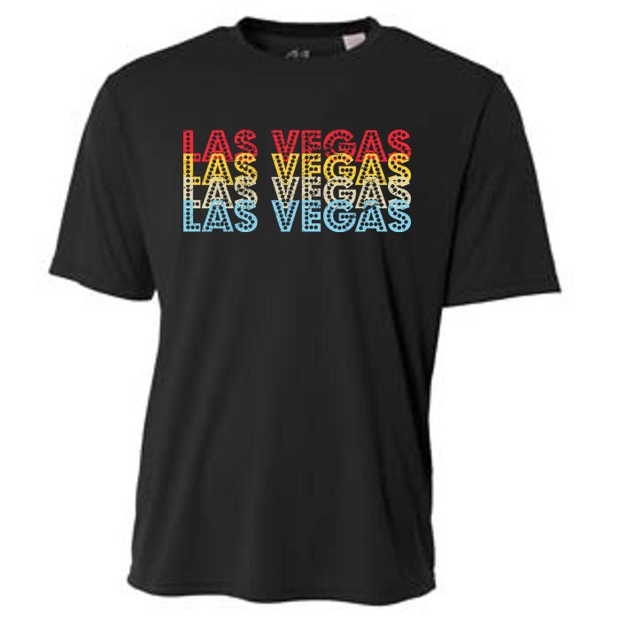 Las Vegas Classic Retro Logo Cooling Performance Crew T-Shirt