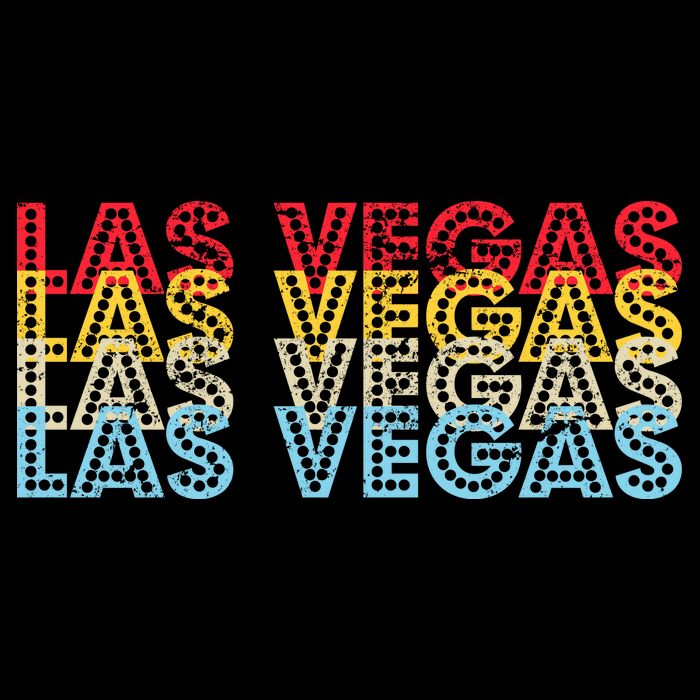 Las Vegas Classic Retro Logo Cooling Performance Crew T-Shirt