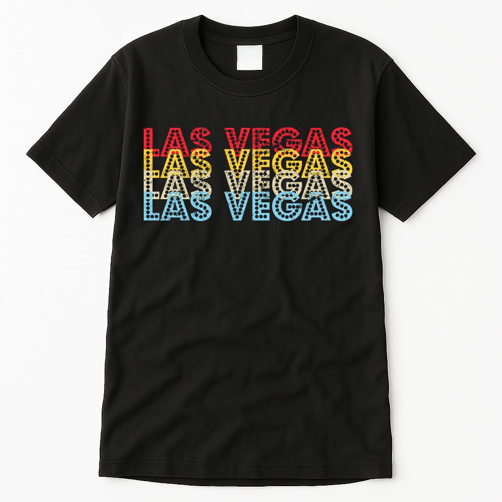 Las Vegas Classic Retro Logo Tall T-Shirt