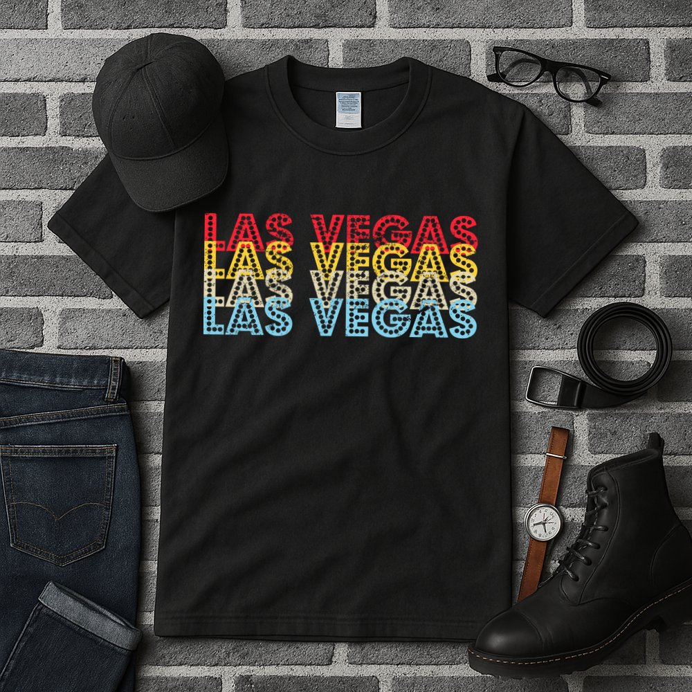 Las Vegas Classic Retro Logo Tall T-Shirt