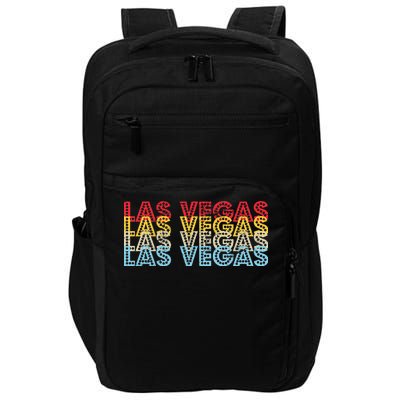 Las Vegas Classic Retro Logo Impact Tech Backpack