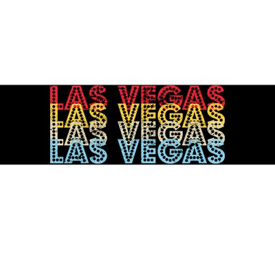 Las Vegas Classic Retro Logo Bumper Sticker