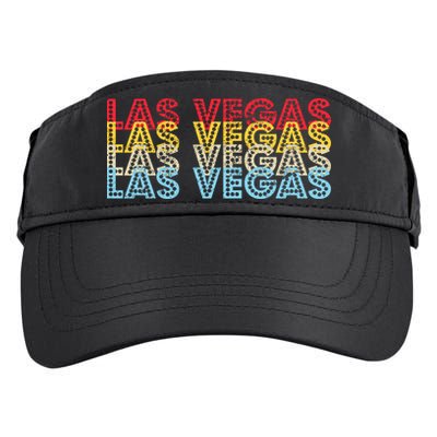 Las Vegas Classic Retro Logo Adult Drive Performance Visor