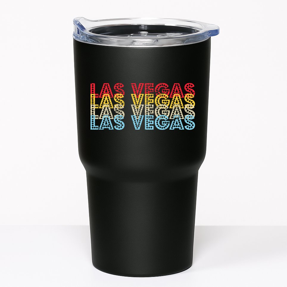 Las Vegas Classic Retro Logo Tumbler