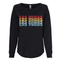 Las Vegas Classic Retro Logo Womens California Wash Sweatshirt