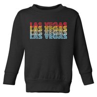 Las Vegas Classic Retro Logo Toddler Sweatshirt