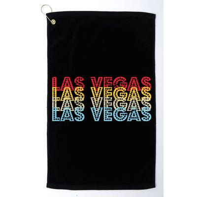 Las Vegas Classic Retro Logo Platinum Collection Golf Towel