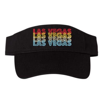 Las Vegas Classic Retro Logo Valucap Bio-Washed Visor