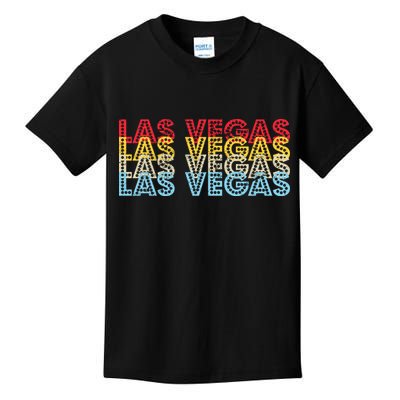 Las Vegas Classic Retro Logo Kids T-Shirt