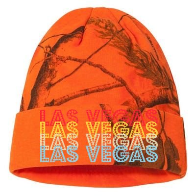 Las Vegas Classic Retro Logo Kati Licensed 12" Camo Beanie