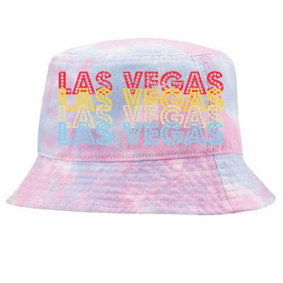 Las Vegas Classic Retro Logo Tie-Dyed Bucket Hat